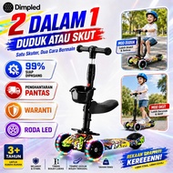 Scooter for kid skuter budak  kids scooter electric kids  flash adjustable foldable safety led light