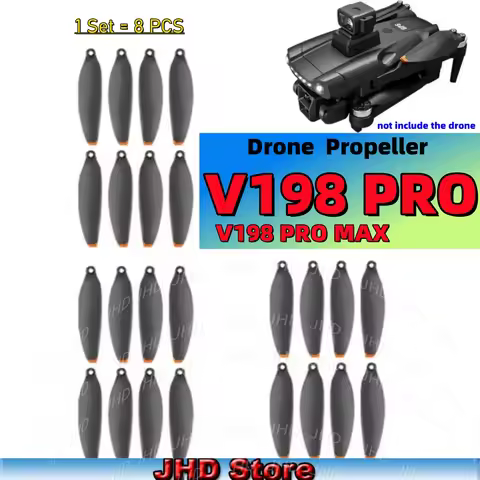 JHD V198 PRO Drone Propeller For Original V198 Pro MAX Drone Spare Paddle V198 Pro MAX Drone Replace