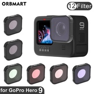 ORBMART Gopro Hero 10 11 Filter CPL UV ND 8 16 32 Red Lens Filters For Gopro Hero 9 Black Hero9 Gopro9 Go Pro Camera Accessories