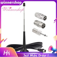 FM Telescopic Antennas for  FM Antennas Indoor FM Radio Antennas with 3 Adapter for Household Digita