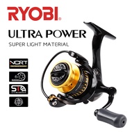 Japan RYOBI ULTRA POWER 500/800/1000 Spinning Fishing Wheel 6+1BB Gear Ratio5.2:1 Metal Spool Stainl