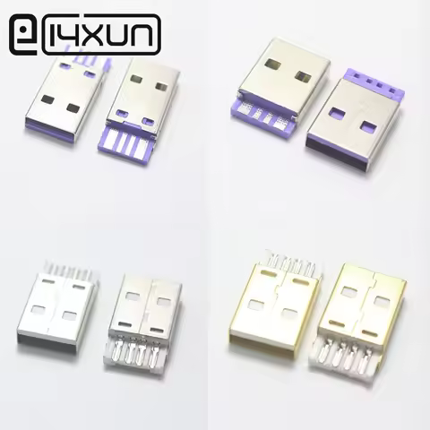10pcs Metal USB 3.0 / 2.0 Plug for Smart TV PS4 Xbox One SSD USB3.0 2.0 to Extender Data Cord Mini U