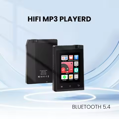 Portable MP3 Player with Long Battery Life: 56h Playback | 2.8" Touch Screen | 64GB Storage | TF Car