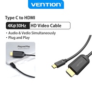 Vention  Hdmi Cable USB 3.1 Type C To HDMI 1.4 Cable 4K Adapter Phone To Tv Compatible With Dell XPS
