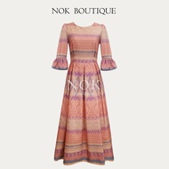 TD021-TD022 เดรสใส่เที่ยวใส่ออกงานใส่ทำงานผ้าไทย