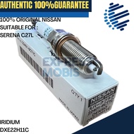 100% ORIGINAL NISSAN SPARK PLUG 22401-6CT1C IRIDIUM ( DXE22H11C ) SERENA C27L ( PRICE PER 1 PCS )