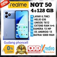 Realme Not 50 RAM 4/128 GB chipset unisog T612 pengganti tipe C31 (imei terdaftar)  garansi resmi 1 tahun