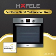 Hafele 60L 10 Multifunction Oven | Self Clean | 2 Years Warranty