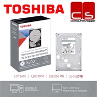 Toshiba X300 PC Performance Internal Hard Drive - 4TB/6TB/8TB/10TB/12TB/14TB/16TB/18TB/20TB