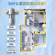 Midea ตัวกรอง Hualing ล่วงหน้าทำจากทองแดงใช้ในบ้านทั้งท่อเครื่องกรองน้ำส่วนกลางระบบเครื่องกรองน้ำ