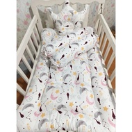 Portable Baby Cirb Mattress with Nursing Pillow set Cotton thickened Comforter for newborns Bedding
