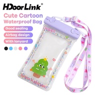 HdoorLink Waterproof Floating Phone Bag Airbag Underwater Diving Phone Case IPX8 Waterproof Cover