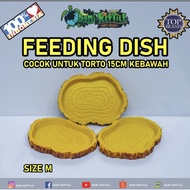 Feeding Dish Size M is suitable for tortoises 15cm and below