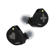 SIMGOT EW300 1DD+1Planar+1PZT Hybrid Driver IEM HIFI Earphones with Detachable Nozzles Silver-Plated