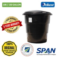 100/150 Gallon Deluxe Polyethylene Round (Slim & Tall) type Water Tank