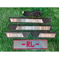 Honda crv G6 2023 2024 2025 door side step foot led lamp light sport pedal padel cover bodykit body 