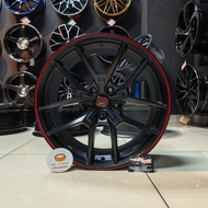 [1PC] New Sport Rim 18inch BBS 18X8.5JJ ET42 5H114.3 FLAT BLACK