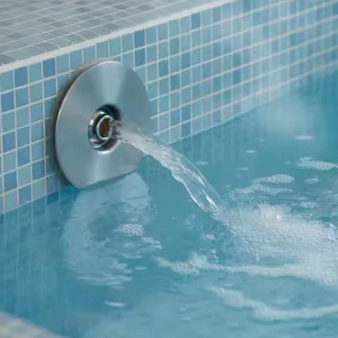 Pool Return Nozzle Stainless Steel Spa Return Nozzle Directional Adjustable for Bathtub