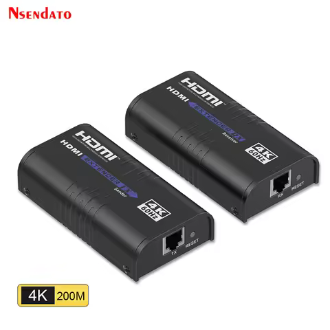 LKV473 HDMI Extender 4K 60Hz 120m Over Ethernet TCP/IP RJ45 Cat5/5e/6 Extender HDMI Video Transmitte