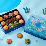 【喜憨兒】海洋趣奇曲奇鐵盒 I 36片裝