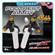 RS150 / RSX 150 Rear Footrest Bracket Set Pemijak Kaki Braket Alloy Foot Rest Pedal Tapak RS150R RS 