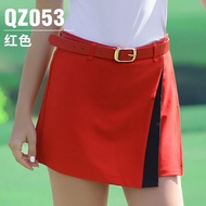 ชุดกอล์ฟ PGM เสื้อยืดคอโปโลทรงสลิมฟิตสำหรับผู้หญิงในช่วงฤดูร้อนปี 2023 เสื้อแขนสั้นกอล์ฟสำหรับผู้หญิ