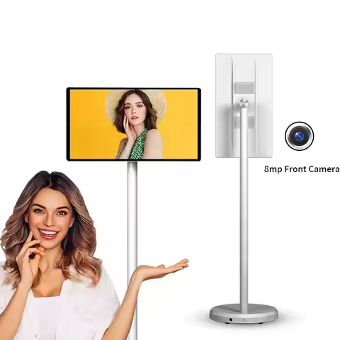 Built-in camera 21.5 inch HD Live streaming machine touch screen WIFI By-Me with Battery smart TV Mo