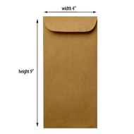 Envelope Brown ( 4" x 9" )