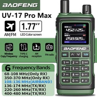 For Baofeng Walkie Talkie UV-17 PRO MAX Two Way Radio Type-C Charging Long Range Intercom