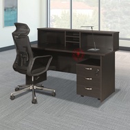 Package Reception Counter Table with mobile 3D Cashier Counter Table Receptionist Table / Office Tab