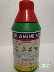 1Liter CH AMINE 48 Glyphosate Isopropylammonium 48% -Racun Rumput-Rumpai