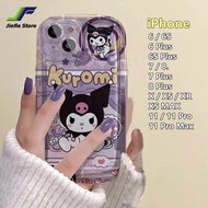 เคสโทรศัพท์สบู่ JieFie สำหรับ Apple iPhone 6 / 6S IP/6 Plus / 6S Plus / 7 / 8 Plus/X/xr/xs/11 Pro / 11 Pro / 11 Pro เคสโทรศัพท์กันกระแทกเนื้อนิ่มลายการ์ตูนน่ารัก Kuromi Kulomi Max 4G 5G