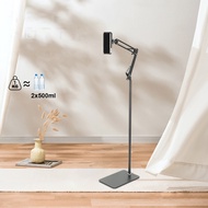 Mobile Floor Stand, Universal Stand for Phone/Tablet/Screen, livestream, watch movies next to the be