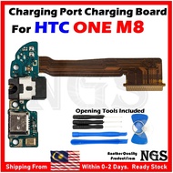 Charging Port Charging Board For HTC One M8 HTC M8 Single Sim With Mic & Opening Tools