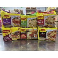 Maggi kari/ayam/tom yam/sup tulang berempah/sambal tumis bilis/kari cili api / instant noodles 5x77g