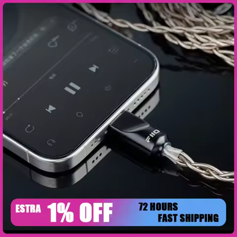 FOR FiiO LS-TC2 0.78mm 2-Pin Headphone Upgrade Cable, Type-C Interface Supports DSP Audio Decoding &