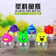 Akuarium mini mudah alih, akuarium plastik lutsinar untuk kanak-kanak, akuarium kura-kura kecil tert