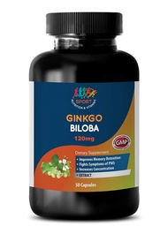 [USA]_Sport Nutrition  Vitamins USA brain and memory energy booster - GINKGO BILOBA 120MG - gingko b