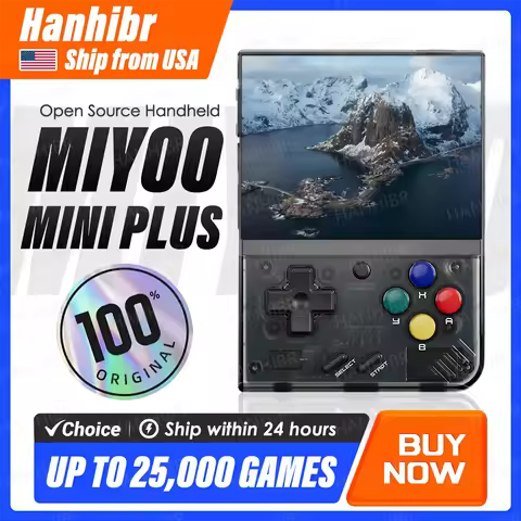 MIYOO Mini Plus Portable Retro Handheld Game Console V2 Mini+ IPS Screen Classic Video Game Console 