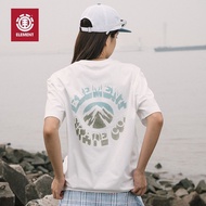 Summer  Printed ELEMENT  Trendy Street Skateboard Style Short-Sleeved t-Shirt