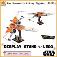 Display Stand for Lego Star Wars Poe Dameron's X-Wing Fighter (75273)
