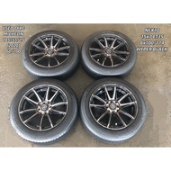USED RIM NEX10 15 INCH WITH TYRE 185/55/15 FOR WAJA GEN2 SATRIA NEO PERSONA WIRA MYVI ALZA VIOS YARI