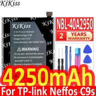 KiKiss New NBL-40A2950 Baery For TP- Neffos C9s TP7061C TP7061A/C9 MAX TP7062A Mobile one NEW 4250mAh Baeries   Tools