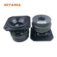 SOTAMIA 2Pcs 3 Inch Full Range Audio Speaker 8 Ohm 40W HIFI Stereo Music Bluetooth Speaker Bookshelf