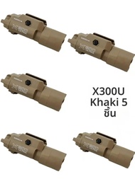 ไฟฉายยุทธวิธีอเนกประสงค์ X300U-A: ใช้ได้กับรางขนาด 20 มม. สำหรับของเล่น กิจกรรมกลางแจ้ง การแข่งขัน C