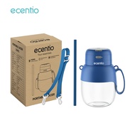 ecentio juicer portable 1000ml 10 mata pisau stainless 304 dengan sedotan blender mini-C