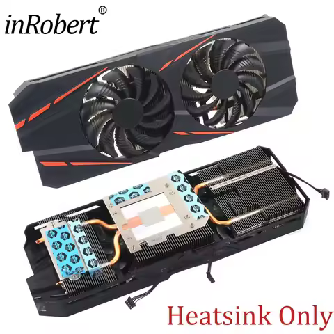 For Gigabyte GeForce GTX 1060 88MM T129215SU GTX1060 Replacement Graphics Card Heat Sink Without Gra