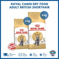 Royal Canin Adult British Shorthair (2kg & 4kg) Dry Food - RC Cat BSH Kibble Freshpack Adult Cat Dry