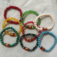 MANTRA CRYSTAL CHARM BRACELET