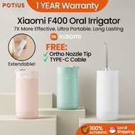 🇸🇬【𝗡𝗘𝗪 𝟮𝟬𝟮𝟱】Xiaomi Mijia F400 Electric Oral Irrigator Water Flosser Teeth Cleaner Portable Dental Fl